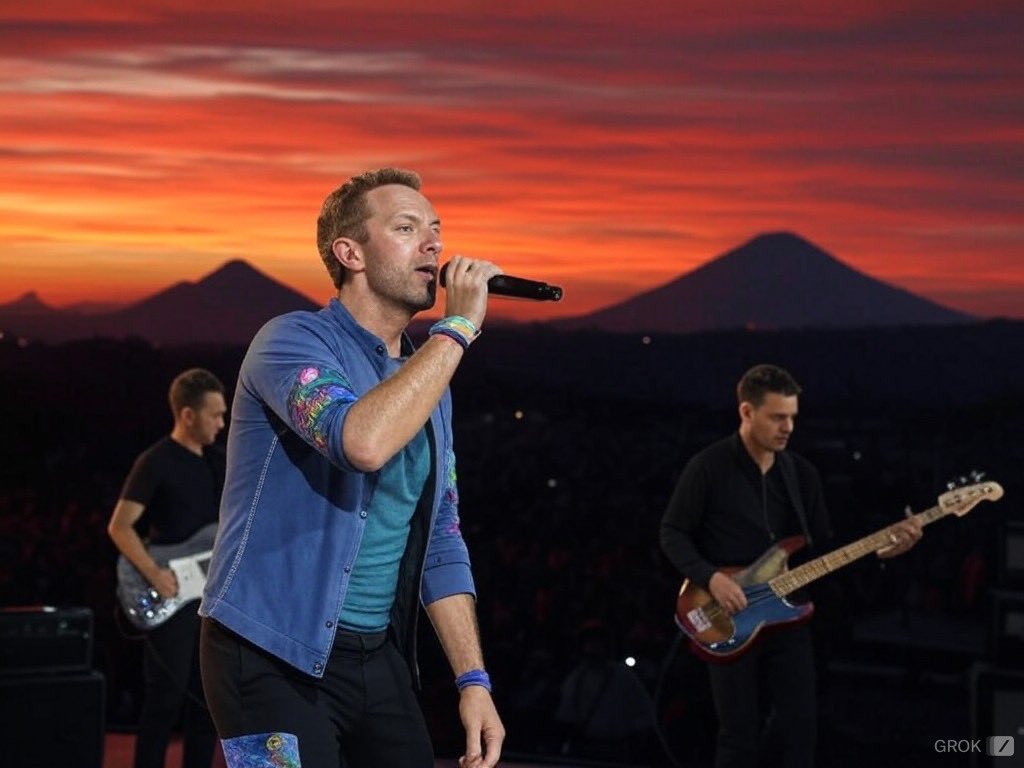 coldplayguate's tweet photo. Así sería un concierto de @coldplay en el Lago de Atitlán, Guatemala https://t.co/XFgVrfMtbS