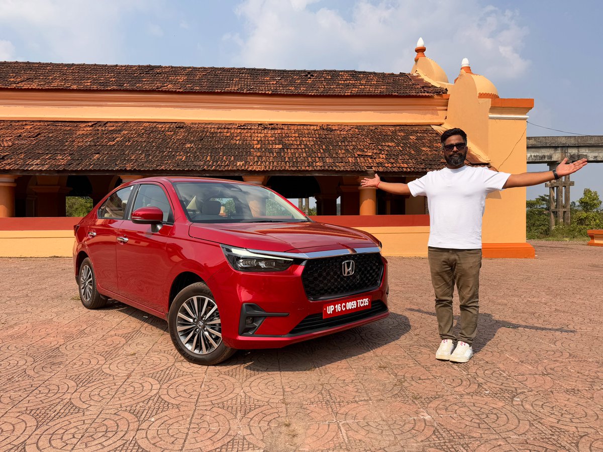 I drove the new-gen Honda Amaze today! While I can’t share my driving impressions just yet, feel free to drop your questions. I’ll make sure to address them in the final video coming out on the 16th. :) #HondaAmaze #NewHondaAmaze #autoyogi