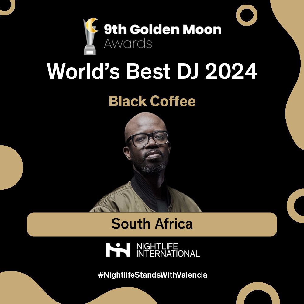RealBlackCoffee's tweet photo. What a bold and massive honor to be named the World’s Best DJ of 2024 🙏🏿 Thank you to the @nightlifeinter team &amp; all who have supported me through this journey of a year. I found comfort in music and I am blessed to share that with the world! https://t.co/31nT6cKi8h