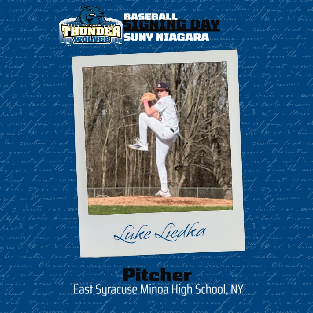 Welcome to SUNY Niagara Baseball, Luke Liedka!
<a href="/SportsZoneAcad/">Syracuse Sports Zone</a> <a href="/LiedkaLuke/">Luke Liedka</a> <a href="/ESMSpartans/">ESM Athletics</a>