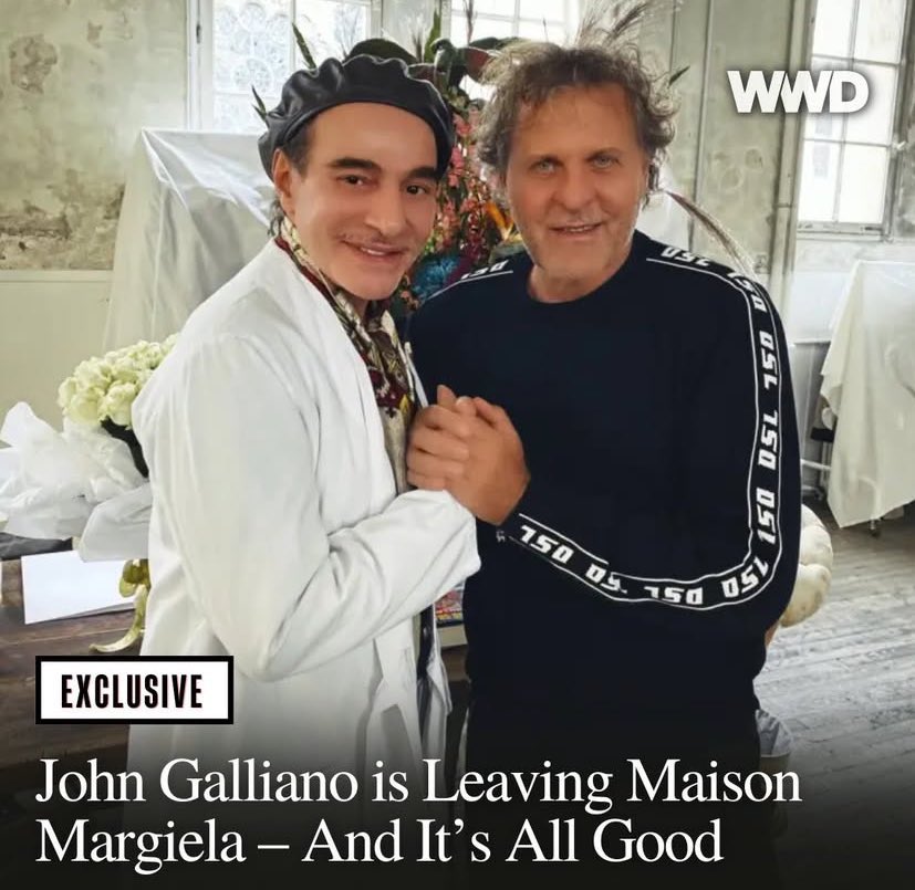 John Galliano is leaving Maison Margiela after 10 years