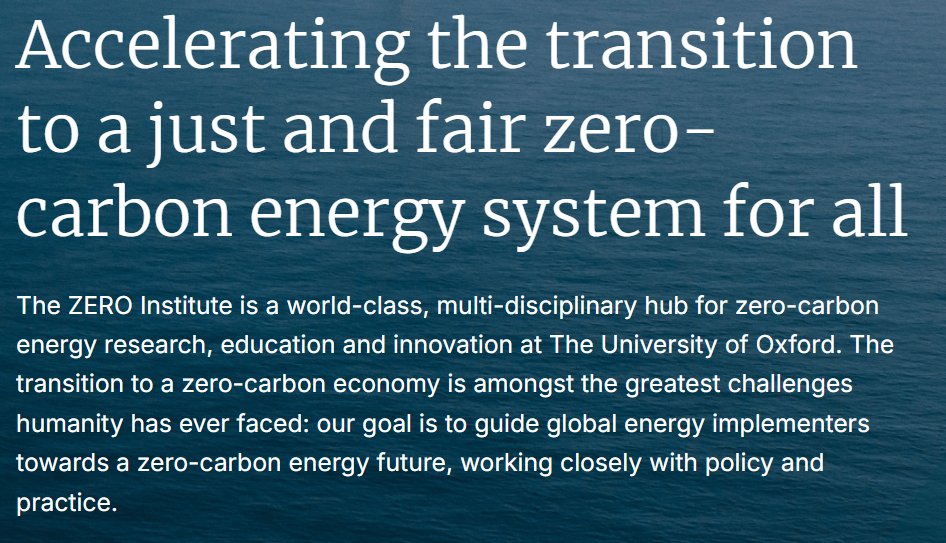 ZERO Institute (@zero_oxford) on Twitter photo Please check out The ZERO Institute’s website ➡️ zero.ox.ac.uk
and follow us on LinkedIn ➡️ linkedin.com/company/the-ze… Please check out The ZERO Institute’s website ➡️ zero.ox.ac.uk
and follow us on LinkedIn ➡️ linkedin.com/company/the-ze…