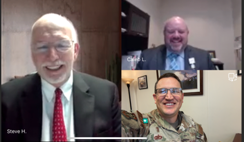 Congratulations Caleb Lewis (D.Min.-Leadership)! He defended his dissertation: UTILIZING THE SPIRITUAL AIM MODEL TO IMPROVE PASTORAL CARE OF “CHURCHLESS” CHRISTIANS IN A HEALTHCARE SETTING. Dr. Steve Hicks and Dr. Sean Burson served on his committee.