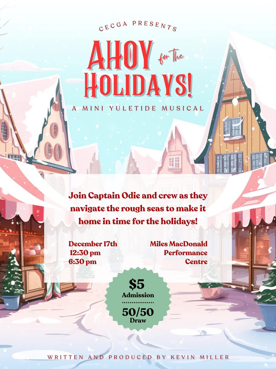 Our annual Holiday Concert is just days away! Come join us Tuesday (Dec 17) and enjoy the show!