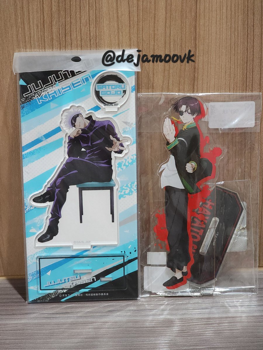 dejamoovk's tweet photo. ♡พร้อมส่ง♡

☆Stand โกะโจ(มือ2) 190฿
☆Stand สุโอ(มือ2ถุงน้องมีรอยขาดนะคะส่วนตัวสตดเรียบร้อยดีค่ะ) 500฿ 

💨Included shipping
♡สอบถาม/ดูรูปเพิ่มเติมdmได้เลยค่ะ📩
#ตลาดนัดWindbreaker #ตลาดนัดนักเลงลม #ตลาดนัดjjk #ตลาดนัดจจส https://t.co/meOCT3rCA7