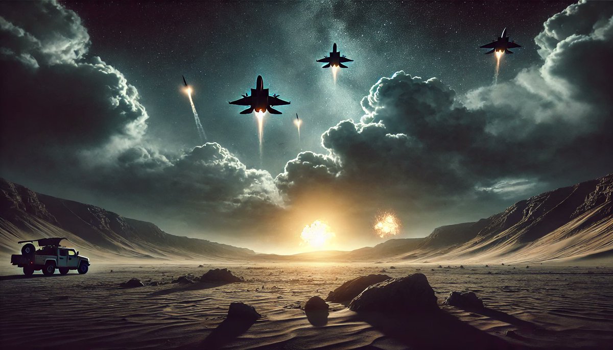 SickOfState's tweet image. A couple of airstrikes as a 'welcome gesture.' ✈️💥

#MiddleEastConflict #Israel #Syria #Geopolitics #Iran #Tensions #Airstrikes