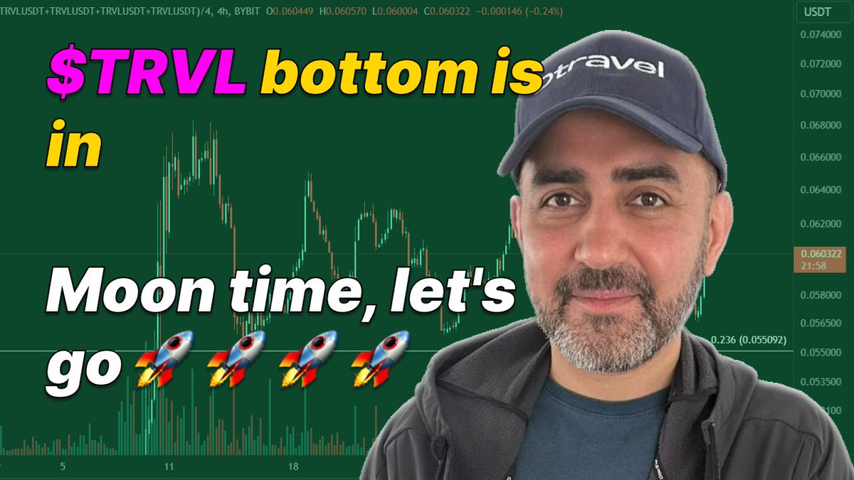 Amir (@amirsadjady) on Twitter photo $TRVL bottom is in, moon time, let's go
Video update below (15 mins)๐
We're diving deep into <a href="/DtravelDAO/">Dtravel ๐</a>'s hypergrowth and why I believe $TRVL has hit its bottom. ๐๐ผ
Why the Bottom Is In: I'm sharing my analysis on why now might be the perfect time for $TRVL investors. $TRVL bottom is in, moon time, let's go
Video update below (15 mins)๐
We're diving deep into <a href="/DtravelDAO/">Dtravel ๐</a>'s hypergrowth and why I believe $TRVL has hit its bottom. ๐๐ผ
Why the Bottom Is In: I'm sharing my analysis on why now might be the perfect time for $TRVL investors.