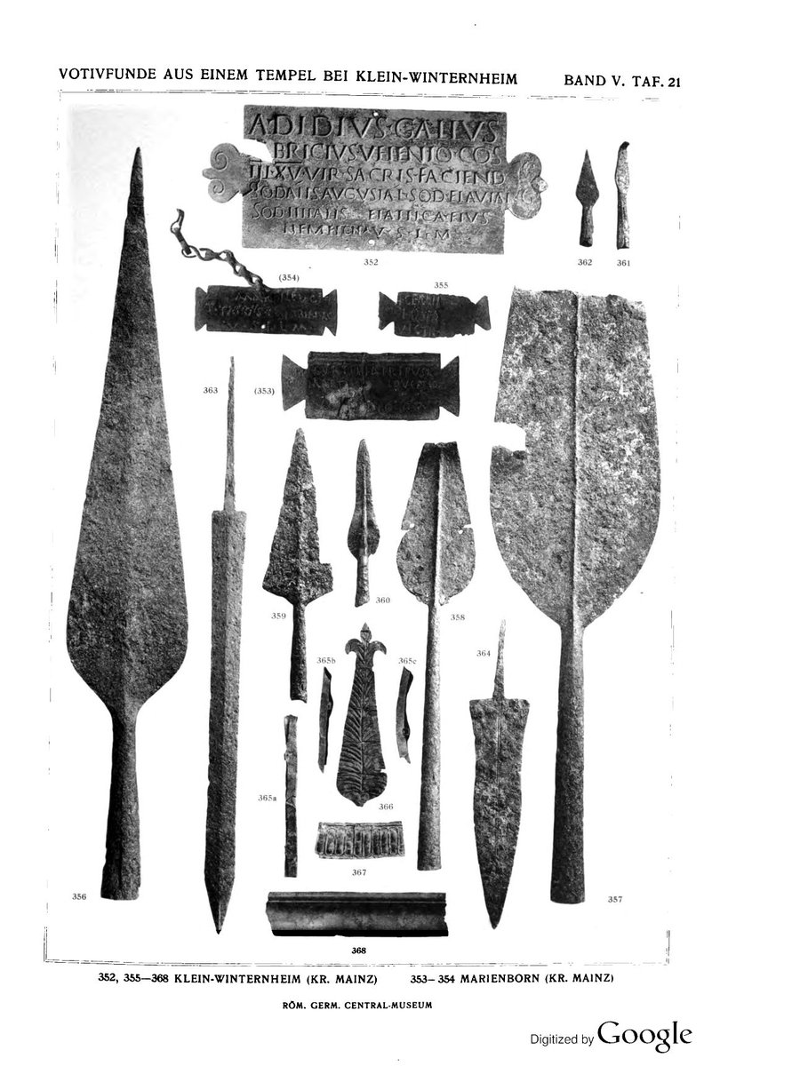 Roman Military Equipment (@equipmentroman) on Twitter photo Our campaign to liberate scanned public domain books from copyright purgatory continues, as we jail break volume 5 of RGZM's Alterthümer unserer heidnischen Vorzeit (AuhV5). Now accessible from our Downloads page (listed as Lindenschmit 1911). tinyurl.com/2adtmdne Our campaign to liberate scanned public domain books from copyright purgatory continues, as we jail break volume 5 of RGZM's Alterthümer unserer heidnischen Vorzeit (AuhV5). Now accessible from our Downloads page (listed as Lindenschmit 1911). tinyurl.com/2adtmdne