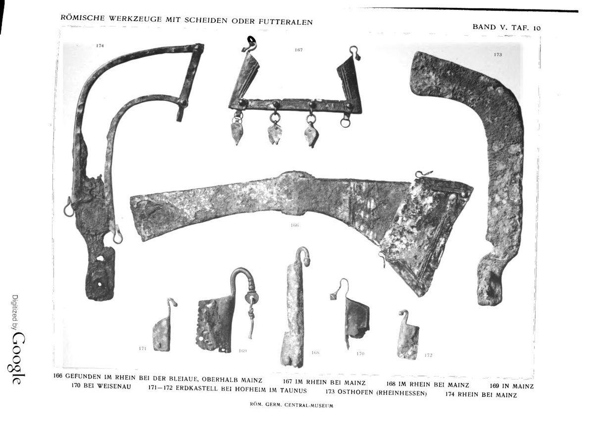 EquipmentRoman's tweet image. Our campaign to liberate scanned public domain books from copyright purgatory continues, as we jail break volume 5 of RGZM&apos;s Alterthümer unserer heidnischen Vorzeit (AuhV5). Now accessible from our Downloads page (listed as Lindenschmit 1911). tinyurl.com/2adtmdne
