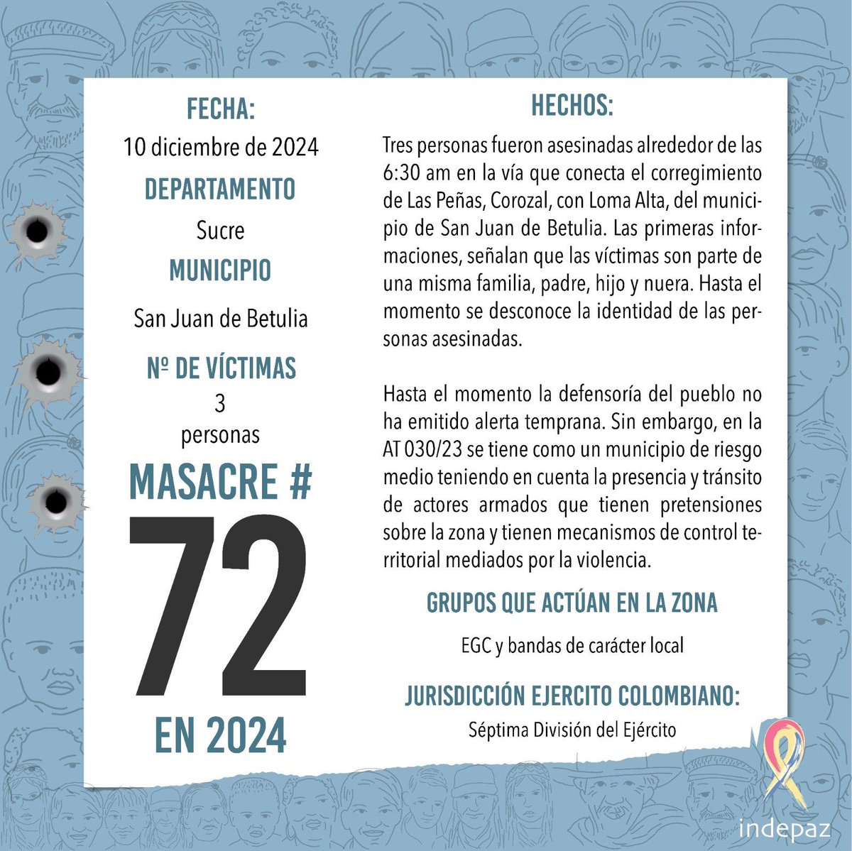 VerdadCivilCol's tweet image. Nueva masacre en San Juan de Betulia, Sucre.

Los Colombianos brutalmente acribillados por los amigos del Gobierno Petro….