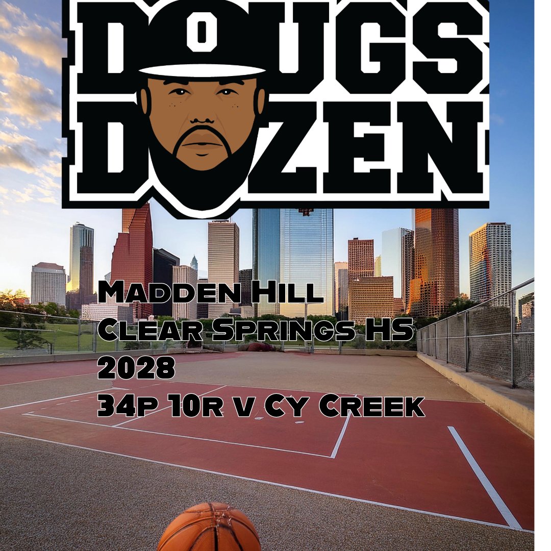 djones8301's tweet photo. #DougsDozen
Dec. 2-7

Madden Hill @MaddenHill_1 
Clear Springs HS '28 https://t.co/ux0UqAVGuv