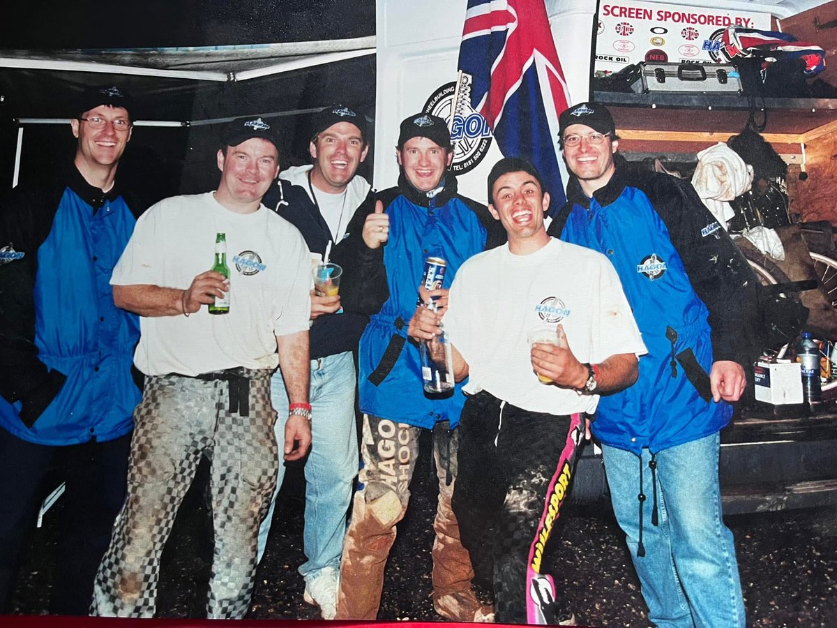 PhilRogers57's tweet photo. Day 11 of my 🔧⚙️🛠️journey in cahoots with @UprightSpeedway @screenyJ I only worked for Joe at Hull for a short while, but also did a few GP meetings, oober talented, I’ve known him since his 1st days @TheAces , but great Guy #Shaggy #DaveJames #Hagon https://t.co/ozhiBOvPmn