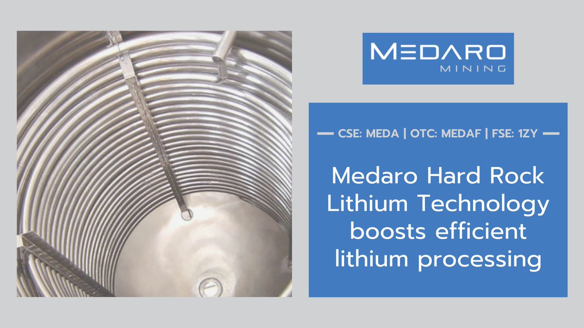 MedaroMining's tweet image. 🔓 Our technology unlocks spodumene value: higher quality concentrate, more efficient chemical processing &amp;amp; ability to locate lithium extraction operations

For more info 👉 stockmkt.info/4c2sfXi

🇨🇦 $MEDA 🇺🇸 $MEDAF 🇩🇪 FSE: 1ZY
#mininglithium #juniormining #lithiummining