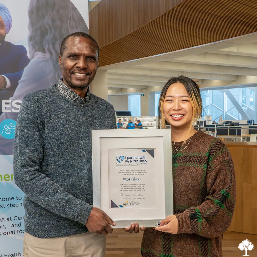 We are proud to be recognized as one of the winners of the 'I Partner With My Public Library Award' for collaborating with the <a href="/calgarylibrary/">Calgary Public Library</a> on the Wellness Desk! 🙌

Located at Central, Crowfoot, and Shawnessy Library - the Wellness Desk offers accessible mental health