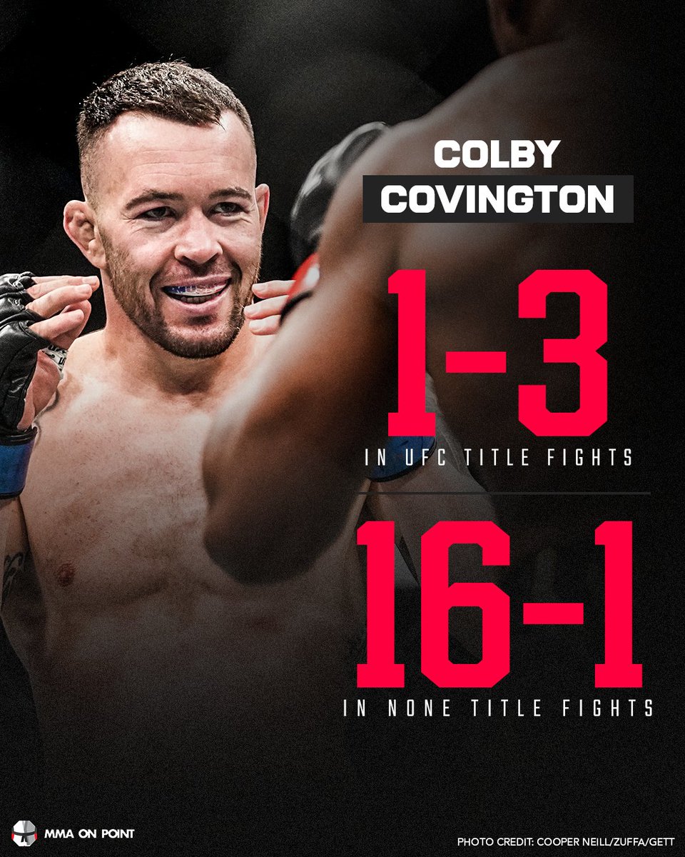 mmaonpoint's tweet photo. It's been 9 years since Colby Covington lost a none title fight 😳 https://t.co/FCQM8ACWit
