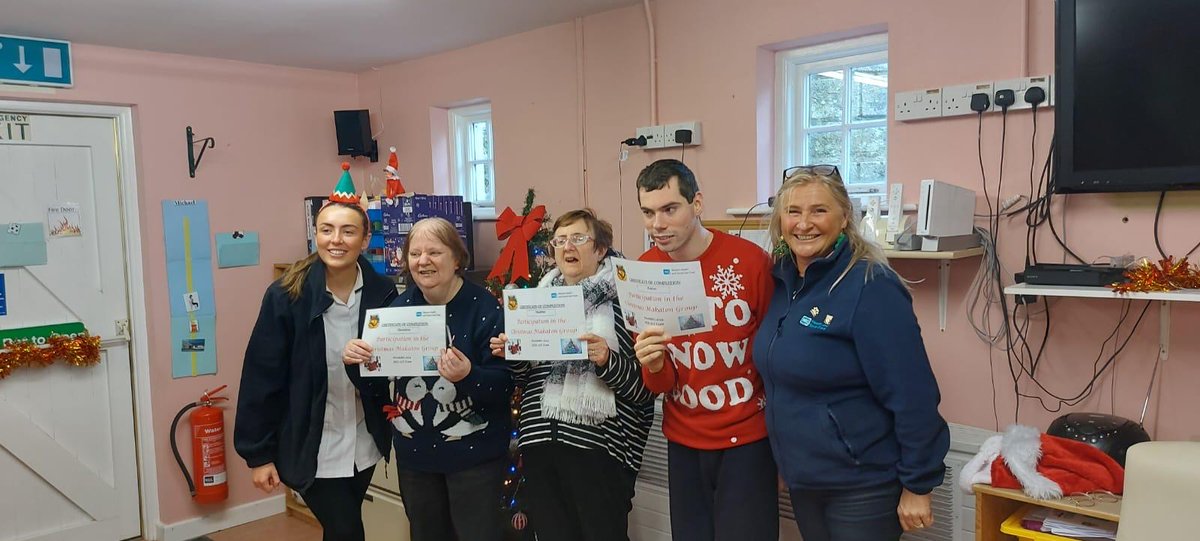 Our Speech and Language Therapists have been hosting Christmas Makaton Groups across the Trust with our Adult Learning Disability Service Users in the Omagh Centre, Tir Navar Day Centre, The Hub Derry and Lisnaskea Share Village.

Thank you to all our staff!

#WTChristmas 🎄