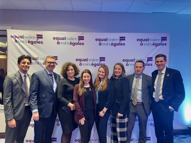 TempleScott's tweet photo. We were proud to sponsor the @EqualVoiceCa gala again this year to help get more women into politics. #teamtemplescott staff members from near and far came together for a great evening. #EqualVoice2024Gala #cdnpoli https://t.co/Syitvy4Yyg