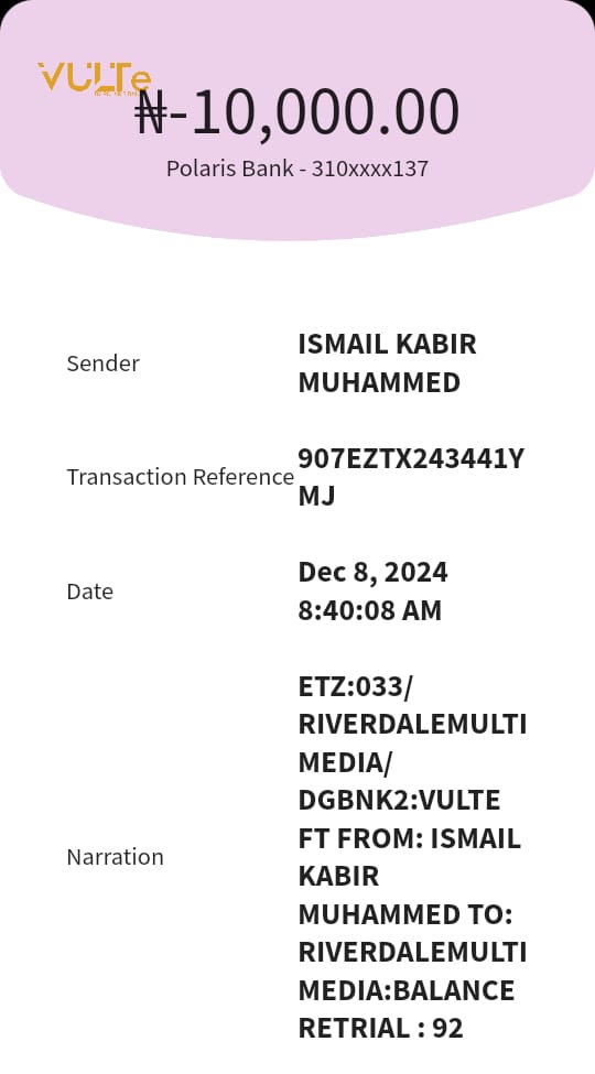 ebiraview's tweet photo. @fccpcnigeria @officialEFCC For about a week now, Polaris Bank has debited me for 4 different failed transactions amounting to a total of N34,000 without reversing my money, nor responding to ANY of my complain through their various channels https://t.co/9ZGqWqS2sr