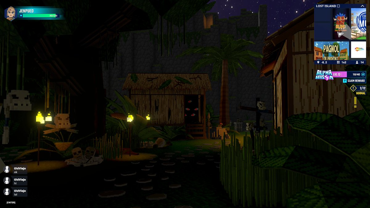 jenpued's tweet photo. Found a spooky Wood Cabin with Scary Eyes on Lost Island in @TheSandboxGame. Who dares to knock on the door? 🏚️👀 @Box3app https://t.co/bLzzEG3rmy #TheSandbox #AlphaSeason4 #AS4SocialChallenge https://t.co/MEUaC8ZSrg