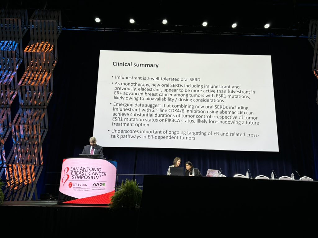 matteolambe's tweet photo. What a fantastic discussion by super @DrHBurstein from @DanaFarber of the #EMBER3 trial data at the general session 1 #SABCS24 

@OncoAlert @SABCSSanAntonio @UTHealthSA @DFCI_BreastOnc @dfcidatascience @DanaFarberNews https://t.co/9ySssQmspW