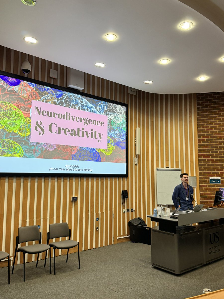 NDP SIG (@rcpsychndpsig) on Twitter photo <a href="/MullerSedgwick/">Ulrich Müller-Sedgwick</a> <a href="/BendyBrain/">BendyBrain: Dr Jessica Eccles</a> @SamuelJTromans <a href="/SanaHashmi5/">Dr Sana Fatima</a> <a href="/rcpsychDPSIG/">RCPsych Digital Psychiatry SIG</a> <a href="/rcpsychNY/">RCPsych Northern & Yorkshire</a> <a href="/SussexUni/">University of Sussex</a> <a href="/BSMSMedSchool/">BSMS</a> <a href="/UniOfSurrey/">University of Surrey</a> <a href="/PerinatalBirder/">Sam Porter</a> <a href="/Autistic_Doc/">Seb Shaw (he/him) 🏳️🌈</a> Ben Erin sharing a refreshing perspective on Neurodivergence and Creativity. Researching on this fascinating theme ‘with’ neurodivergent people and how these learnings help us understand NDV in different contexts.
<a href="/BSMSMedSchool/">BSMS</a> #NDPSIG2024 #RCPsychThinkingDifferently 🧠🔆 <a href="/MullerSedgwick/">Ulrich Müller-Sedgwick</a> <a href="/BendyBrain/">BendyBrain: Dr Jessica Eccles</a> @SamuelJTromans <a href="/SanaHashmi5/">Dr Sana Fatima</a> <a href="/rcpsychDPSIG/">RCPsych Digital Psychiatry SIG</a> <a href="/rcpsychNY/">RCPsych Northern & Yorkshire</a> <a href="/SussexUni/">University of Sussex</a> <a href="/BSMSMedSchool/">BSMS</a> <a href="/UniOfSurrey/">University of Surrey</a> <a href="/PerinatalBirder/">Sam Porter</a> <a href="/Autistic_Doc/">Seb Shaw (he/him) 🏳️🌈</a> Ben Erin sharing a refreshing perspective on Neurodivergence and Creativity. Researching on this fascinating theme ‘with’ neurodivergent people and how these learnings help us understand NDV in different contexts.
<a href="/BSMSMedSchool/">BSMS</a> #NDPSIG2024 #RCPsychThinkingDifferently 🧠🔆