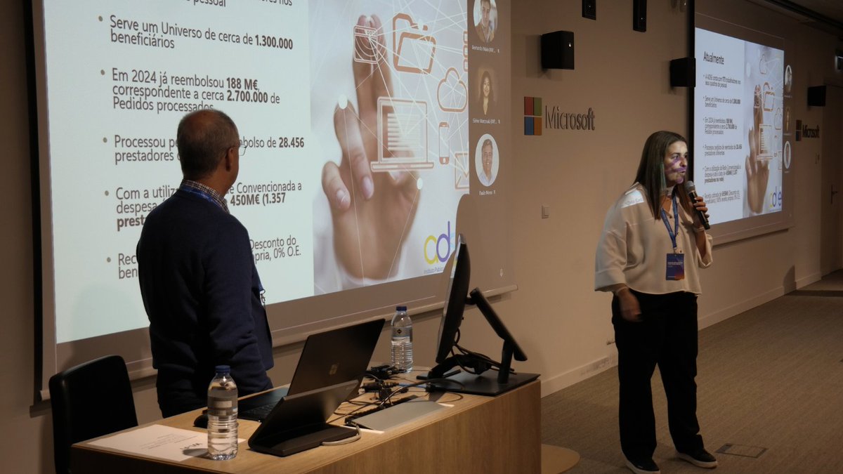 DevScope's tweet photo. Last wednesday, we attended the #Microsoft Innovate with Azure Day at the Microsoft House in Lisbon. ๐
It was great to see #ADSE share a success story with our #SmartDocumentor. ๐โจ
๐ฅ๐คBig thanks to Carlos Sรก and Frederico Lopes for attending! ๐
#AzureInnovation https://t.co/pXdFLGqhAG