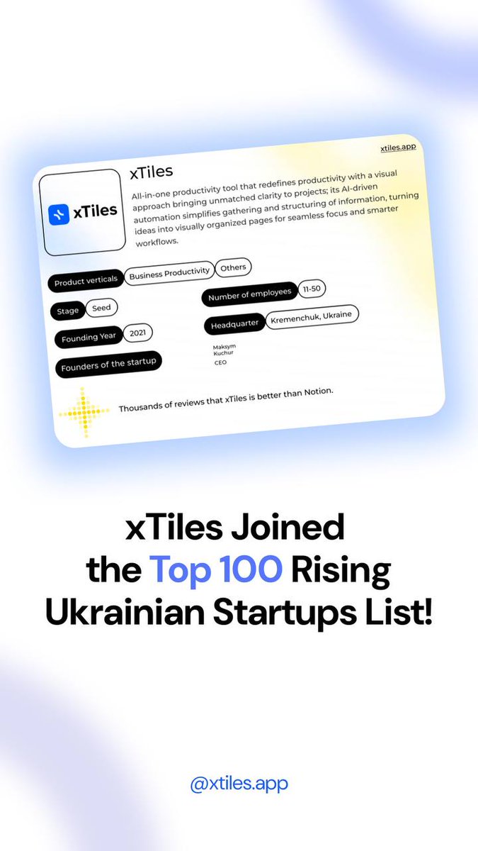 xTiles tweet media