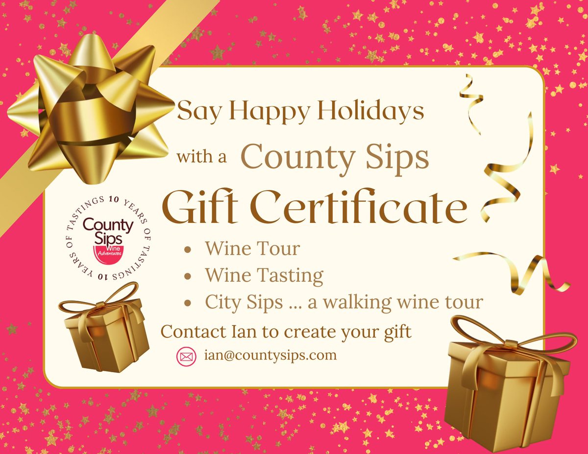 CountySips's tweet image. GCs are available for the #winelover in your life.