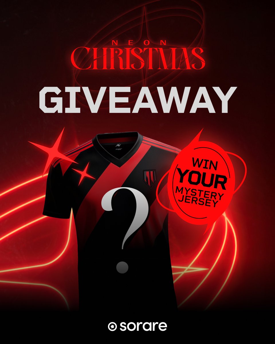 Sorare (@sorare) on Twitter photo ๐๐๐ฉ๐๐๐ช๐๐ฌ. ๐
Be one of the โ๏ธ lucky Managers to win a ๐ ๐๐๐๐ฒ๐ฟ๐ ๐๐ฒ๐ฟ๐๐ฒ๐!
To enter:
1๏ธโฃ- Follow <a href="/Sorare/">Sorare</a>
2๏ธโฃ- RT this post
3๏ธโฃ- Reply with the jersey you'd love to have for Christmas
Participate before this Friday at 5pm CET!
Good luck ๐
๐๐๐ฉ๐๐๐ช๐๐ฌ. ๐
Be one of the โ๏ธ lucky Managers to win a ๐ ๐๐๐๐ฒ๐ฟ๐ ๐๐ฒ๐ฟ๐๐ฒ๐!
To enter:
1๏ธโฃ- Follow <a href="/Sorare/">Sorare</a>
2๏ธโฃ- RT this post
3๏ธโฃ- Reply with the jersey you'd love to have for Christmas
Participate before this Friday at 5pm CET!
Good luck ๐