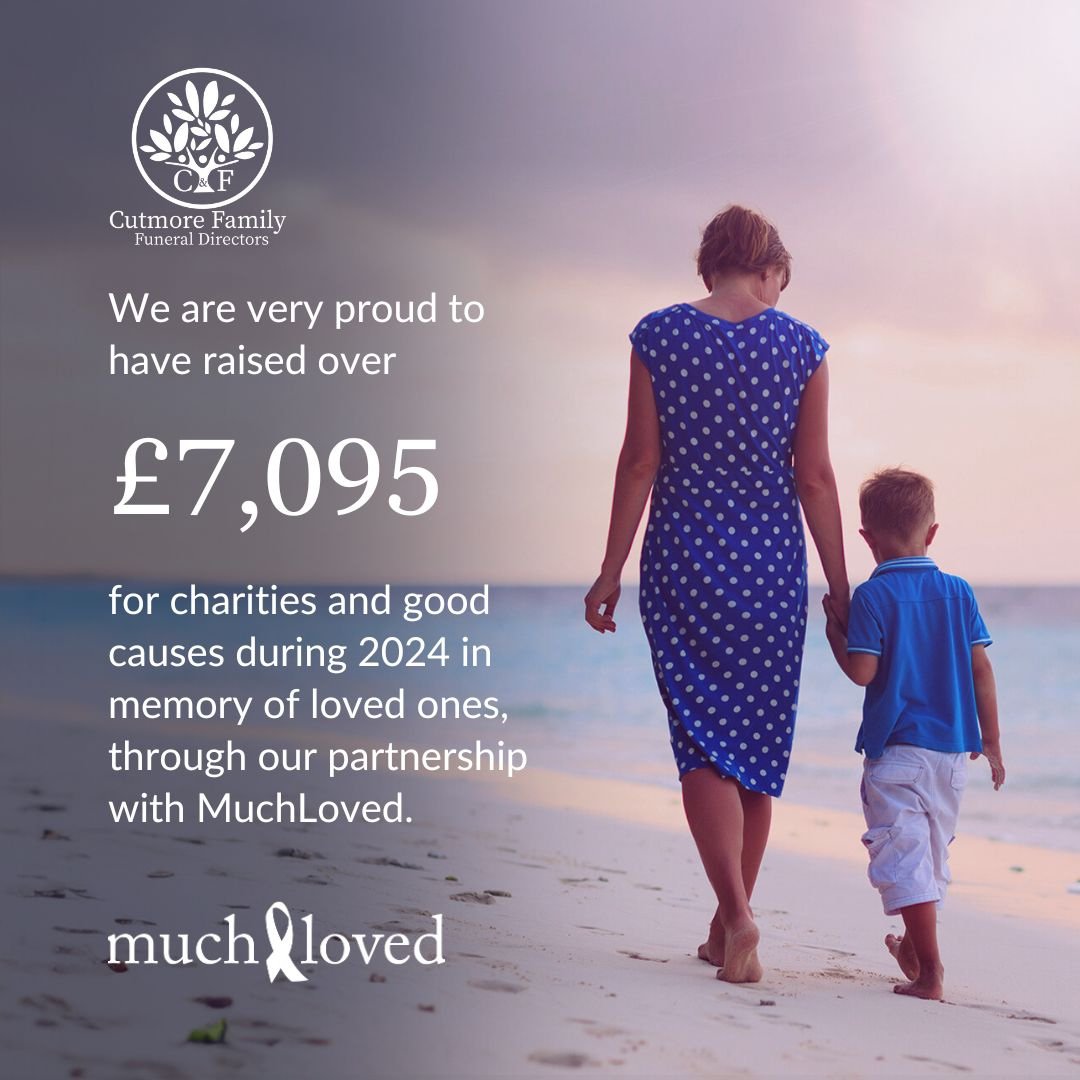 CutmoreFuneral's tweet photo. We’re proud to share that, through our partnership with MuchLoved, we’ve raised over £7,095 for charities in memory of loved ones!

It’s a privilege to support our community and make a lasting difference 🌟

#cutmorefamilyfuneraldirectors #fareham #hampshire #funeralservices https://t.co/AOKrUA6GAl