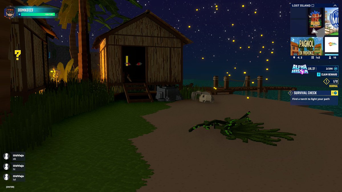 ARAGORN20091's tweet photo. Found a spooky Wood Cabin with Scary Eyes on Lost Island in @TheSandboxGame. Who dares to knock on the door? 🏚️👀 @Box3app https://t.co/vet8hnCV0Q #TheSandbox #AlphaSeason4 #AS4SocialChallenge https://t.co/8BXWBjSG3A