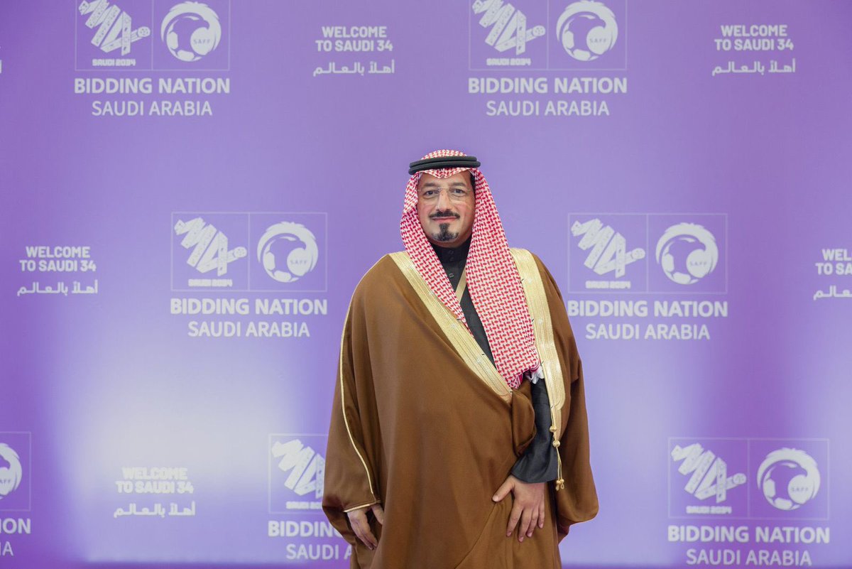 فوز المملكة بتنظيم مونديال كأس العالم 2034 ليس مجرد حدث رياضي عابر، بل إنجاز وطني حظي بدعم كبير من خادم الحرمين الشريفين الملك سلمان بن عبدالعزيز وسمو سيدي ولي العهد الأمين الأمير محمد بن سلمان بن عبدالعزيز حفظهما الله، ومتابعة سمو وزير الرياضة الأمير عبدالعزيز بن تركي الفيصل،