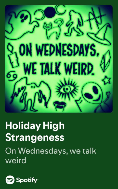 On Wednesdays, We Talk Weird tweet media