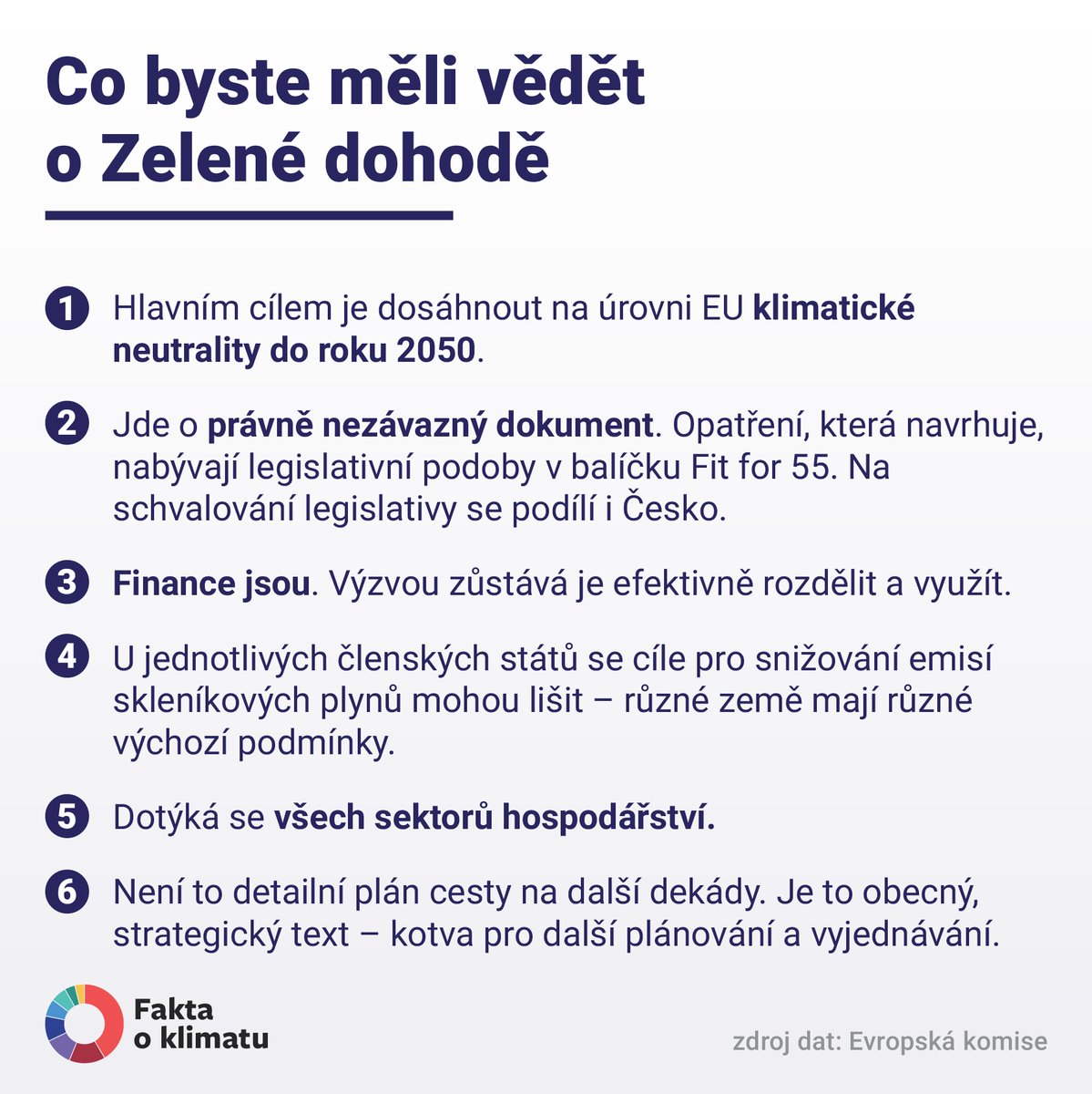 faktaoklimatu's tweet image. Víte, že dnes uběhlo 5 let od podpisu Zelené dohody? 

Snad žádný evropský dokument nepřitáhl v posledních letech v Česku tolik mediální pozornosti jako Zelená dohoda pro Evropu 🍃. A nesklidil tolik kritiky. 

Co je to Zelená dohoda ?

Představíme ve vlákně🧵
#EUGreendeal