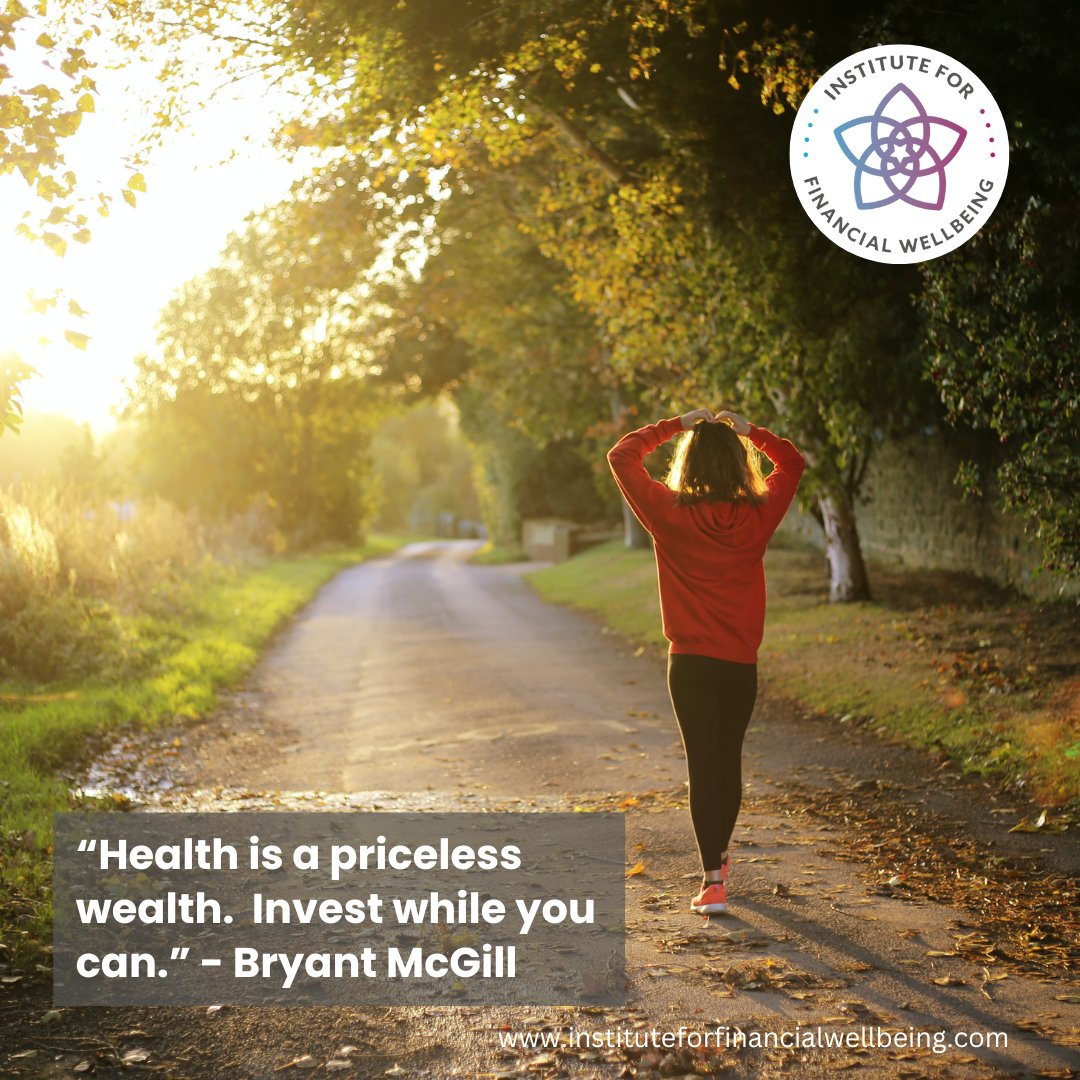 Today's #WednesdayWisdom - a timely reminder especially as we're heading towards the end of the year and a time when we're all feeling a little more fatigued.
#financialwellbeing #healthiswealth