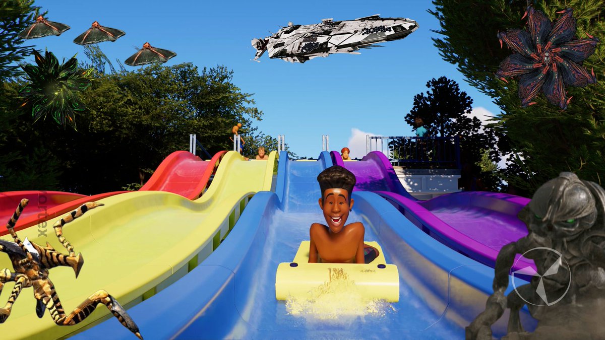 BattleVortex's tweet photo. I think they forgot some of the graphics in the latest Planet Coaster announcement. Not to worry, I have you covered Frontier! @frontierdev @PlanetCoaster @CaptnBeard @cmdrexorcist #EliteDangerous #forthemug https://t.co/eODIITWmGy