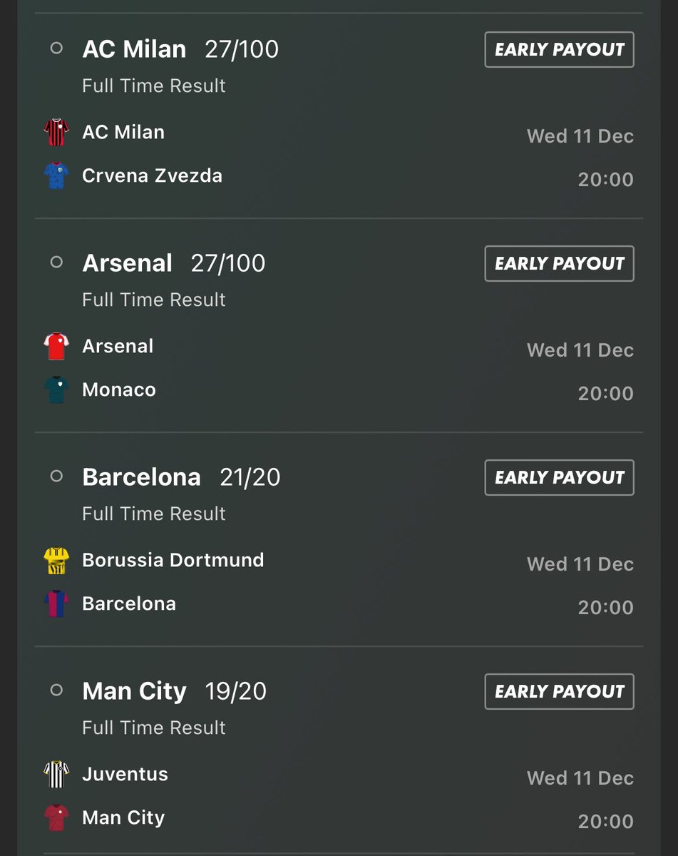 ThomasClay3's tweet photo. GIVEAWAY🎅🏻🎄

If these 4 teams win tonight I will give away £40 in cash to someone (DRAWN RANDOMLY) 

To enter
1 - Retweet
2 - Follow me @thomasclay3 https://t.co/RUTeSAB3Yg