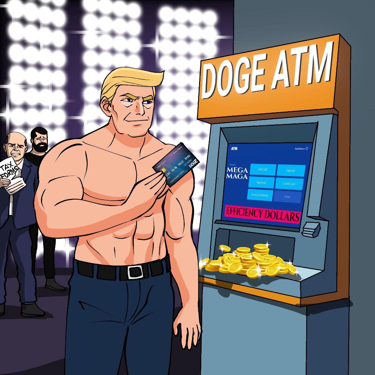 Withdraw efficiency, shred bureaucracy—Mega MAGA’s master plan to save America! 💸🗽💪

#MegaMAGA #EfficiencyUnleashed #ShredTheRedTape #PatriotPower #AmericaFirst #DegenDream #TapForFreedom #BureaucracyBusted