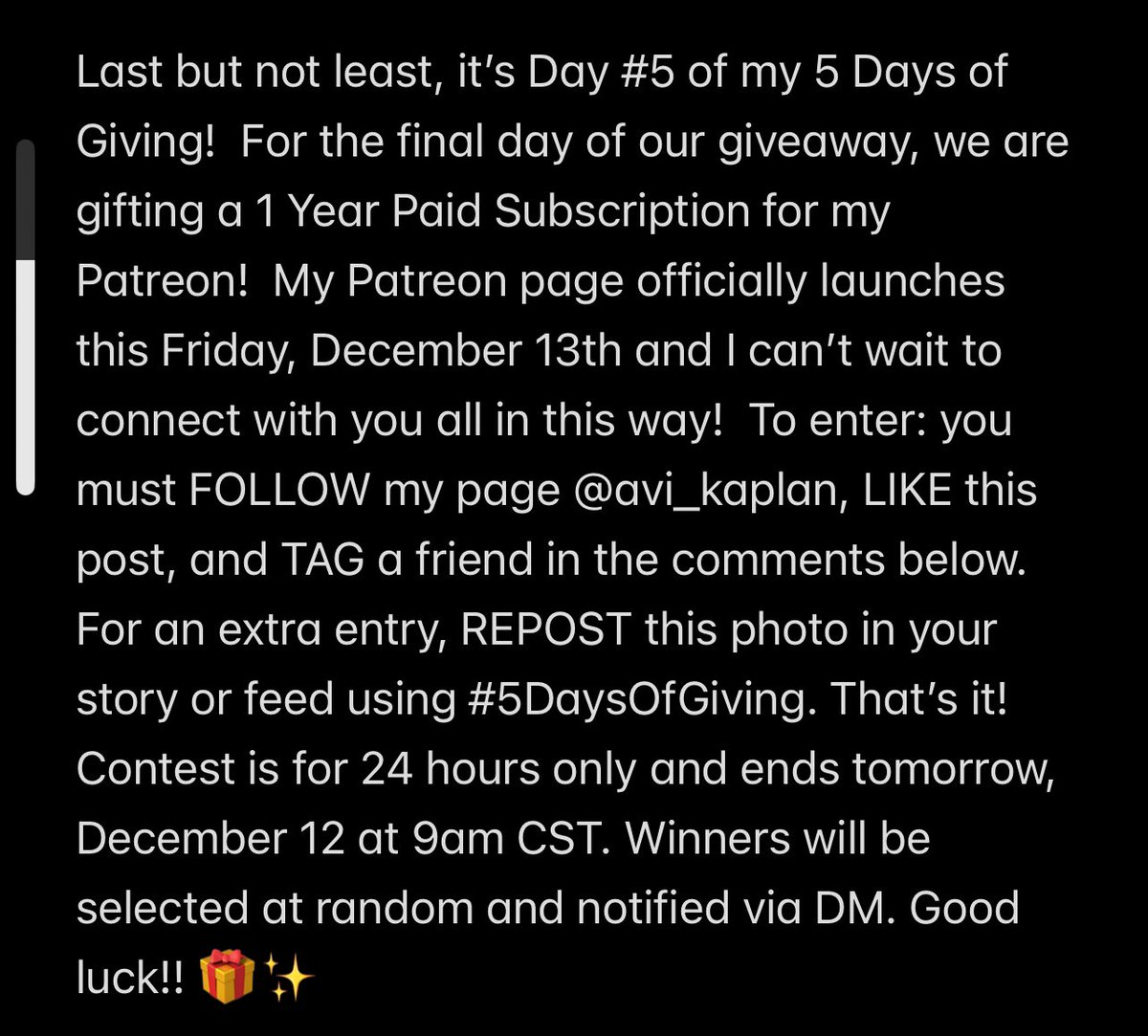Avi Kaplan tweet media