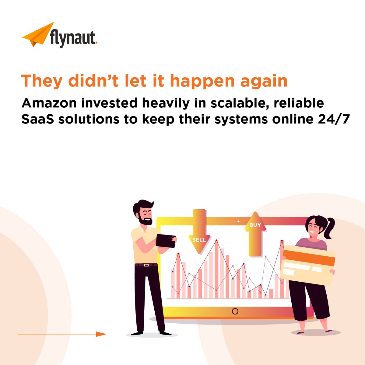 Flynaut's tweet photo. 10 minutes, $1 billion lost. Even Amazon learned the hard way.

Don’t let outdated tech cost your business. Let Flynaut provide the scalable solutions you need to grow without limits.

DM us now to get started.

#StartupStories #TechForGrowth #FlynautSolutions #BusinessResilience https://t.co/xY7QpThj5f