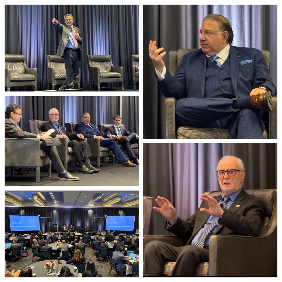 Exciting week for Calamos as we commence our annual year-end meeting. President &amp; CEO <a href="/JKoudounis/">John Koudounis</a>, Founder, Chairman &amp; Global CIO John P. Calamos, Sr., &amp; COO Dan Dufresne joined a fireside chat, led by our Chief Distribution Officer Tom Kiley.