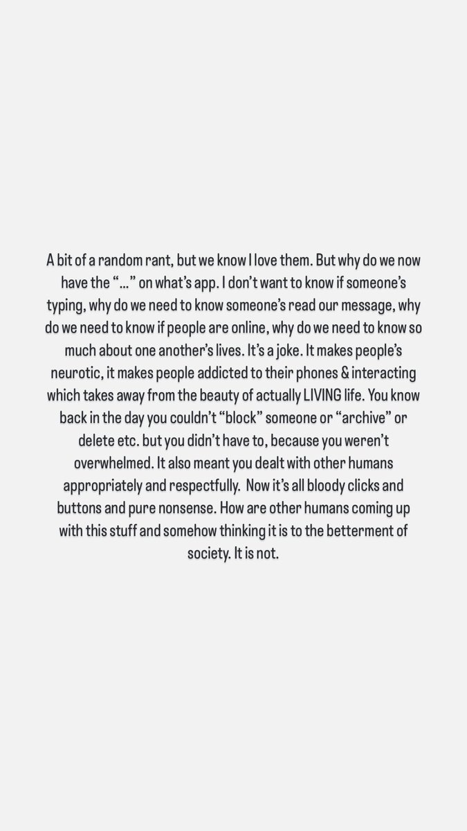 My rant