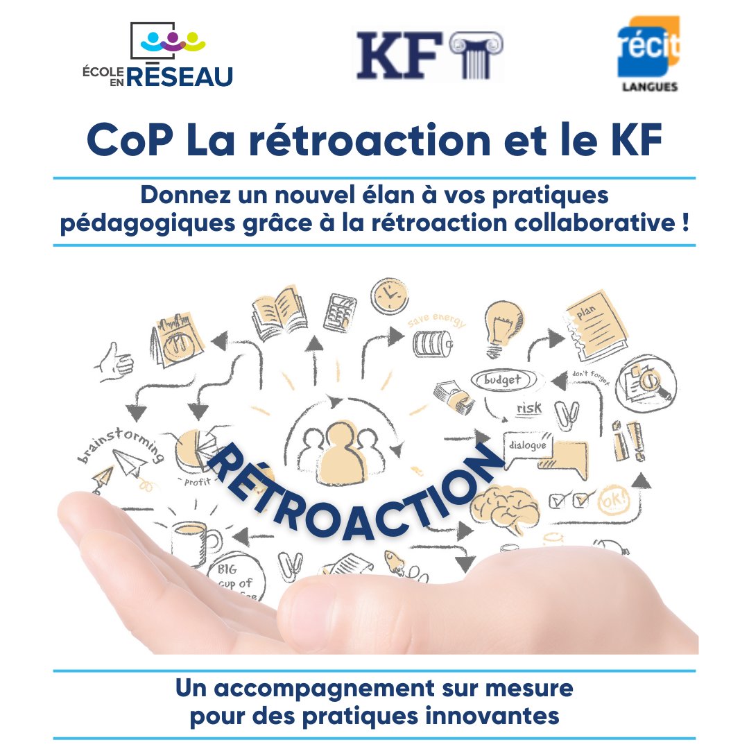 ecoleenreseau's tweet image. Info-réseau : l&apos;infolettre de l&apos;École en réseau du 11 décembre 2024
Deux activités de #dévprof à ne pas manquer !
Enseigner dehors au secondaire : tinyurl.com/y3waa4mr
CoP La rétroaction et le KF: tinyurl.com/4c42fpb8