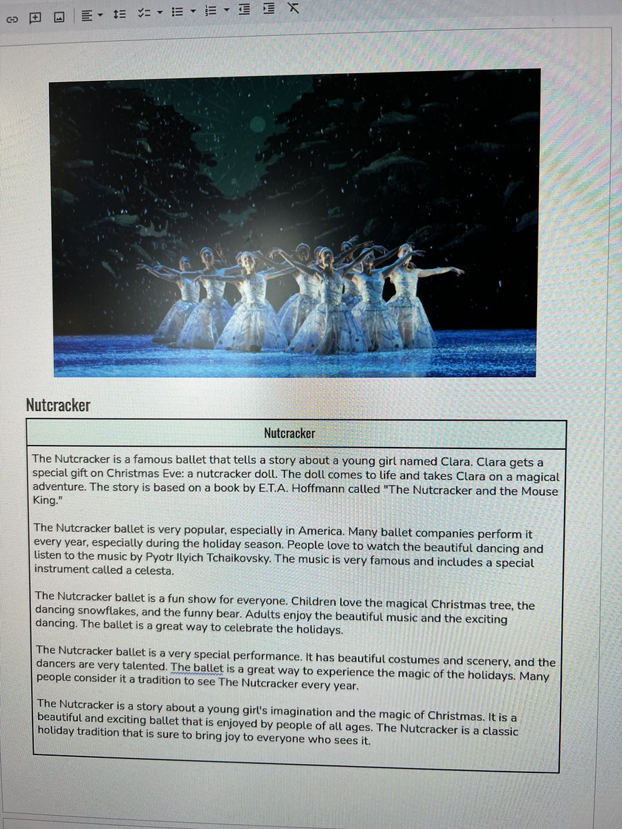 tabjune75's tweet photo. Watch a holiday themed ballet, use Diffit for activities with studentsโฆโฆwatching the Nutcracker and using Diffit to check understanding. You can use Diffit for virtually anything!! @KyCharge @KedcARTS @KEDCGrants #JoythroughArt https://t.co/phvhFZFMEc