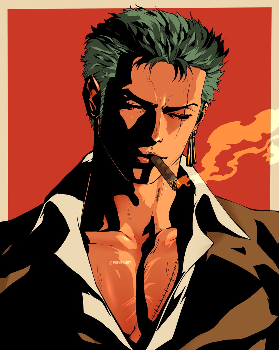 cigar smoking zoro for day 3 of zoro week 

(comms open for late Jan/feb) 
#onepiece