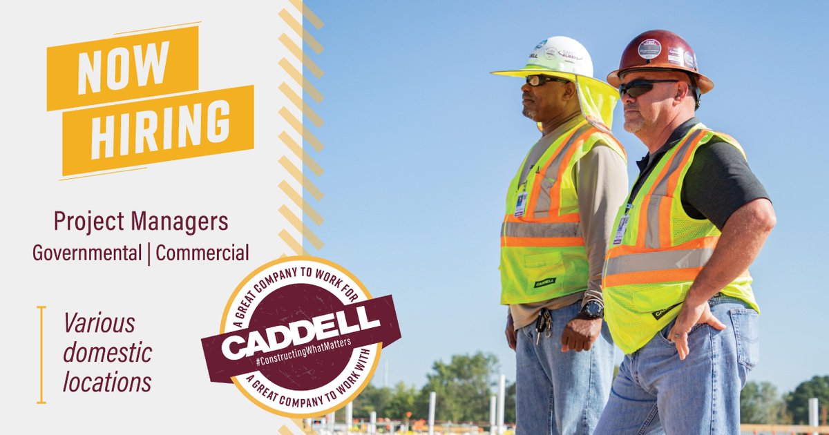 CaddellConst's tweet image. Calling all PMs! Are you seeing long-term success in your future? You can at Caddell! #ConstructingWhatMatters #ConsiderCaddell

caddell.com/current-openin…