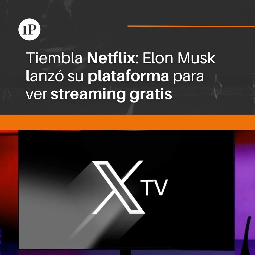 iProfesional's tweet image. 📣Elon Musk presentó oficialmente #XTV, una plataforma de streaming que combina contenido exclusivo, transmisiones en vivo y videos virales de la red social X, antes conocida como Twitter. 

La nota completa 👇iprofesional.com/tecnologia/418…
