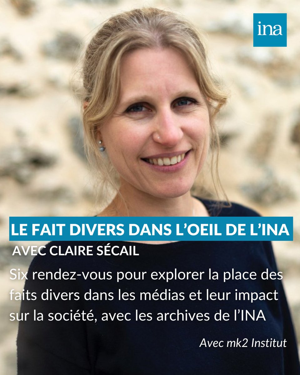 Comment certains faits divers façonnent-ils l'image de la jeunesse ? 
Deuxième rendez-vous du cycle de conférences INA &amp; <a href="/mk2/">mk2</a> Institut dédié aux faits divers, animé par @clairesecail
🗓️ 15 décembre
📍 mk2 Bibliothèque, 11h 
➡️ Réservez sur mk2.com/ile-de-france/…