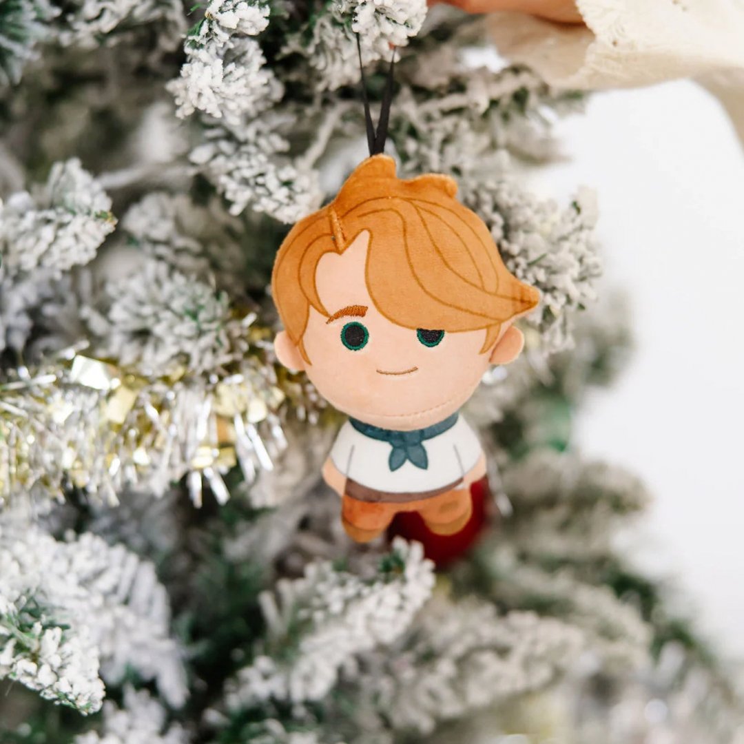 wingfeathersaga's tweet photo. The Jewels of Anniera, but make them pocket-sized. ✨ If you need a couple of last minute additions to your Christmas tree, we recommend these epic-yet-adorable plush ornaments of Janner, Tink and Leeli. Last day to order for Christmas Deliver! #WingfeatherMerch https://t.co/OAXK2wPb9l