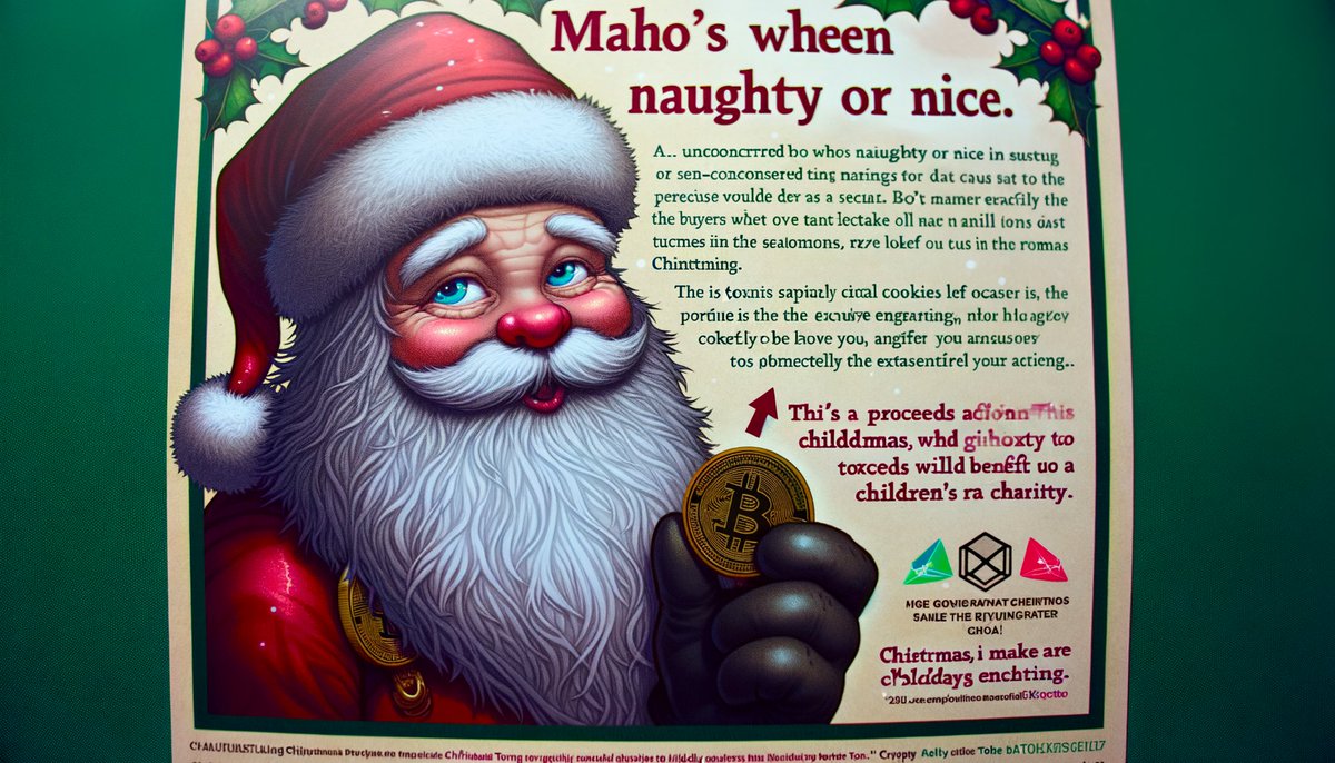 🎄🎅 Naughty or nice? badsantasol doesn’t care! 😉 Buy $XMAS now to join our exclusive raffle 🎁 and help spread to actnforchildren ❤️ Let’s make the season magical! ✨ Cookies not required. 🍪 #Xmas #Crypto #HolidayCheer